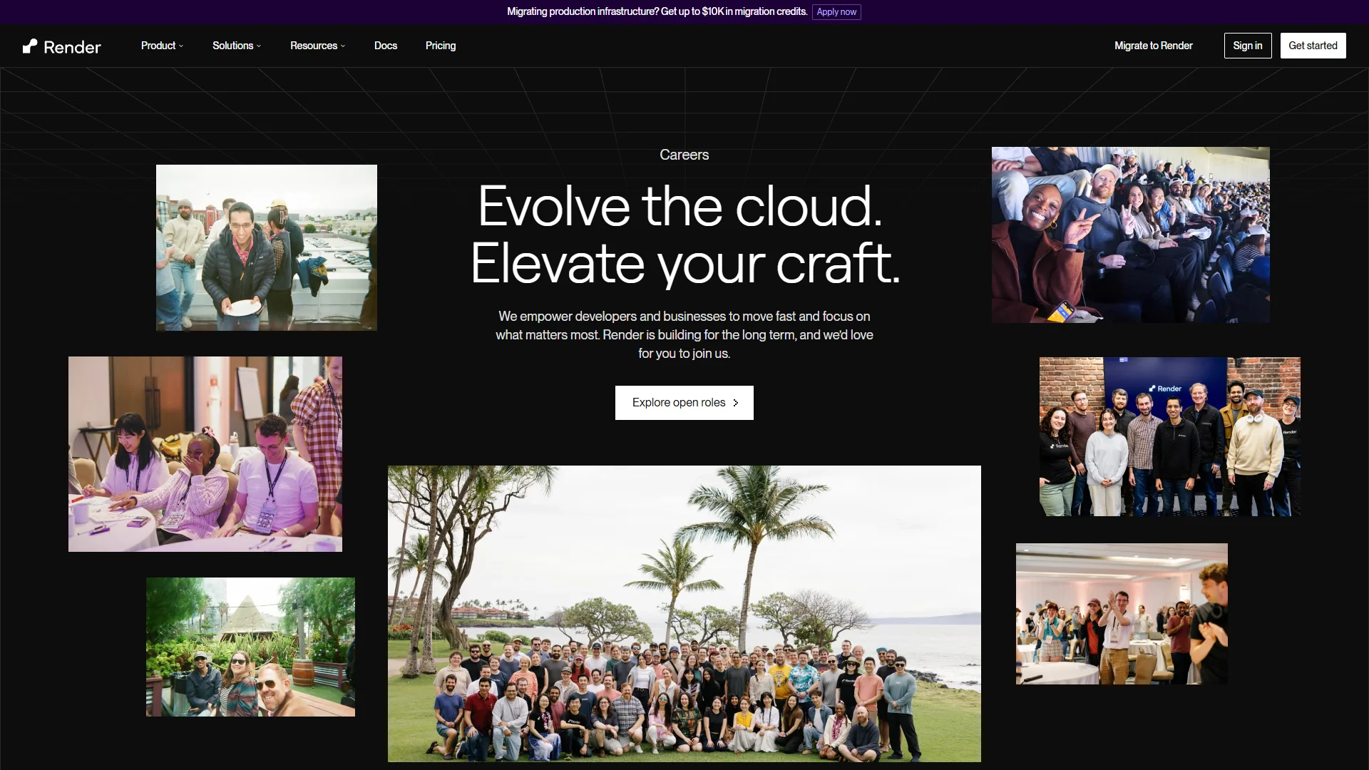 Render — Careers Pages inspiration