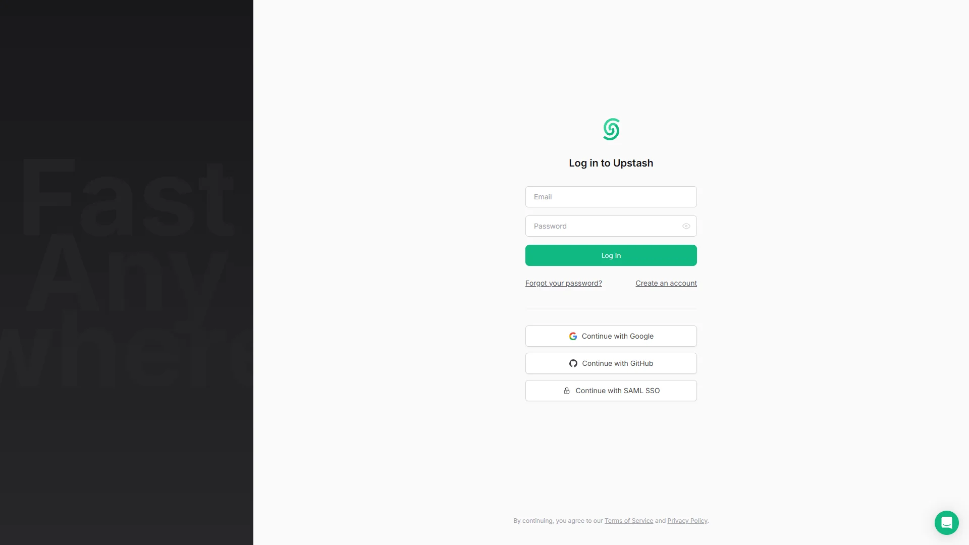 Upstash — Sign-In Pages inspiration